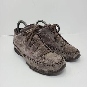 Skechers Chukka Bikers Totem Pole Boots Chocolate Brown 49013 Women’s Size 7
